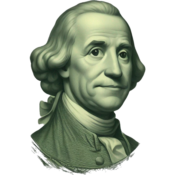 four 10-dollar bills emoji