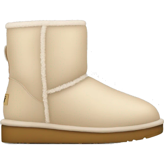 light beige uggs emoji