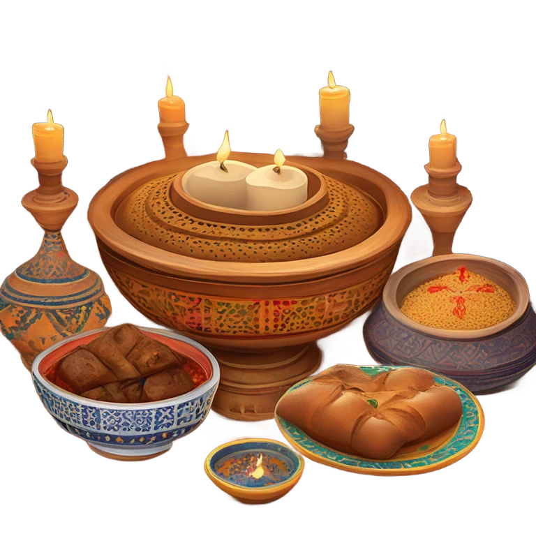 Moroccan Shabbat dinner  emoji