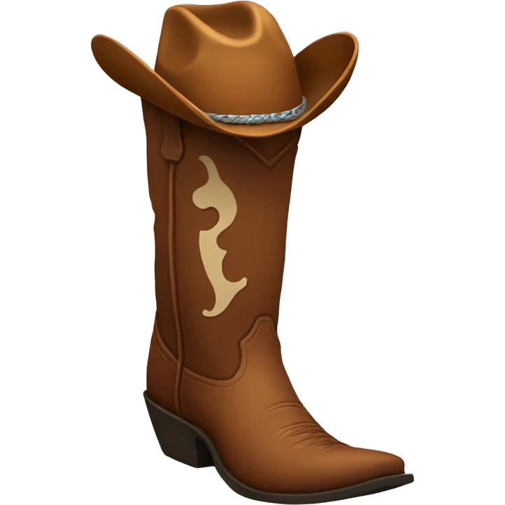 cowboy boot emoji
