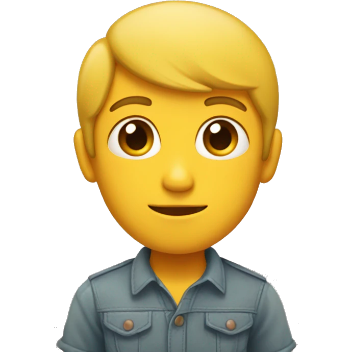 Corazón amarillo tierno emoji