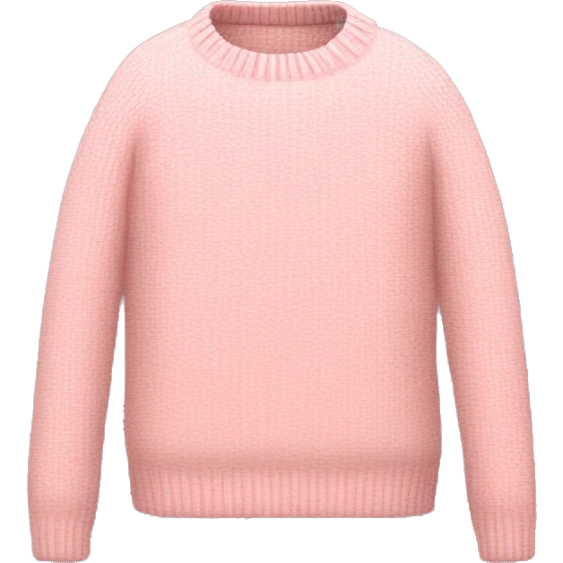 Light pink sweater  emoji