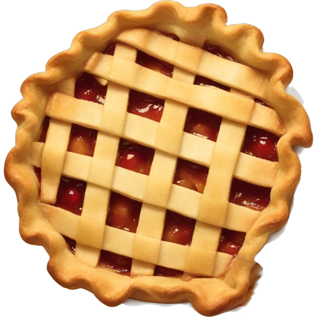 Apple pie emoji