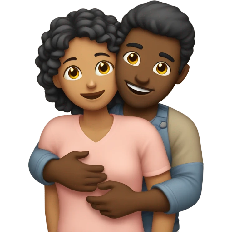 Me holding my girl emoji