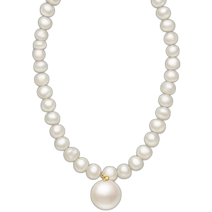 Pearls necklace emoji