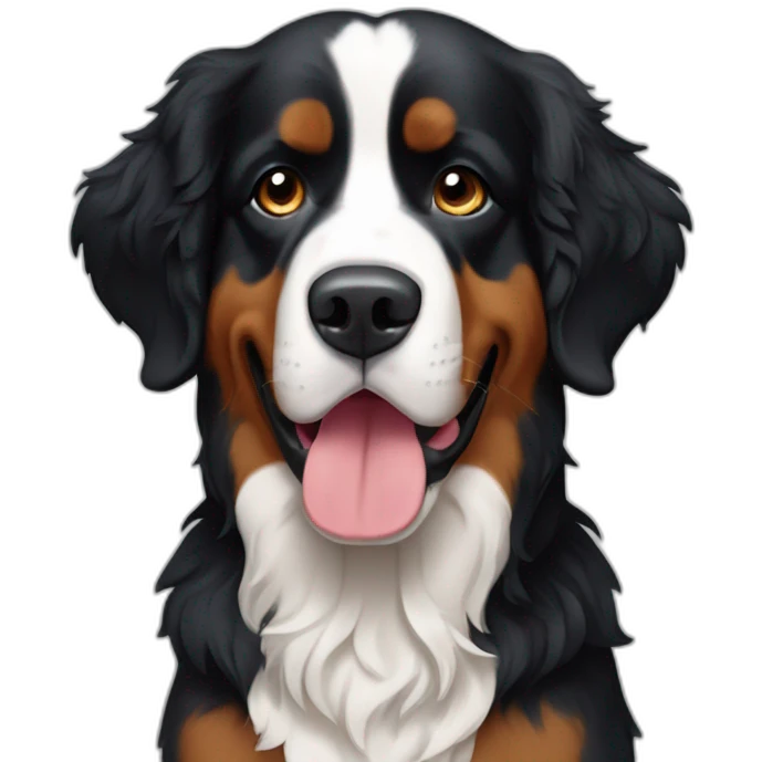 Bernese Mountain Dog Dribble emoji