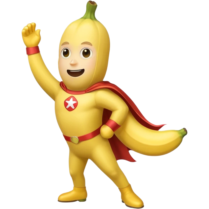 banana as superhuman emoji