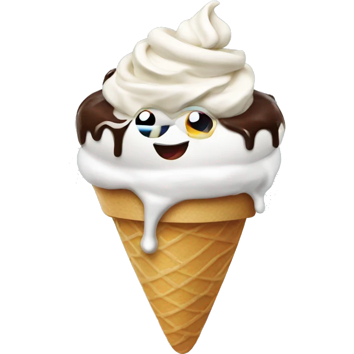 ice cream sundae emoji