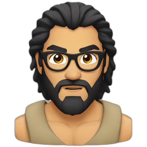 khal drogo round glasses emoji