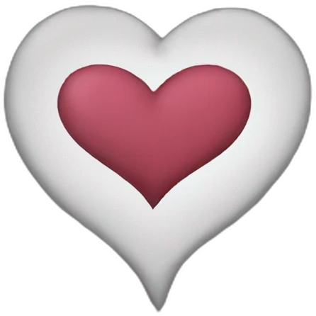 Un cœur emoji