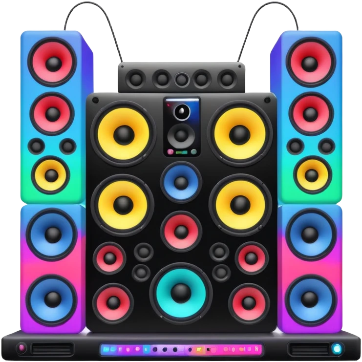 electronic music festival stage emoji