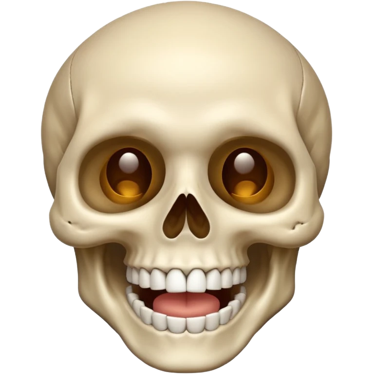 Skull laughing praying emoji