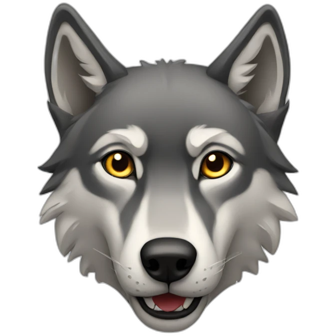 wolf  emoji