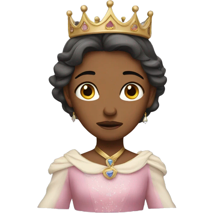 Crying princess emoji