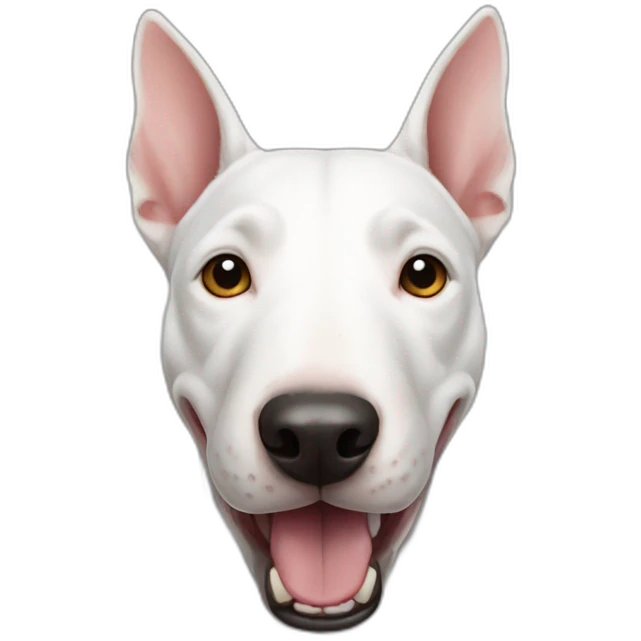 bull terrier emoji