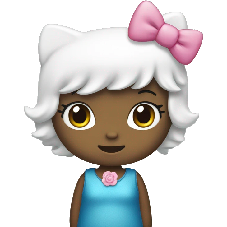 hello kitty blu emoji