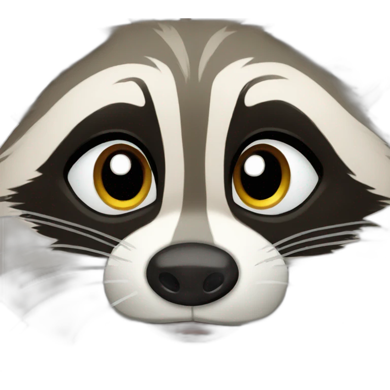 raccoon tears emoji