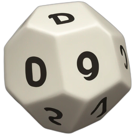 d10 die emoji