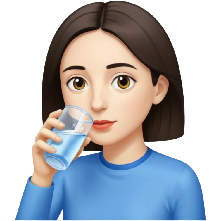 Maia Sandu drinking water emoji