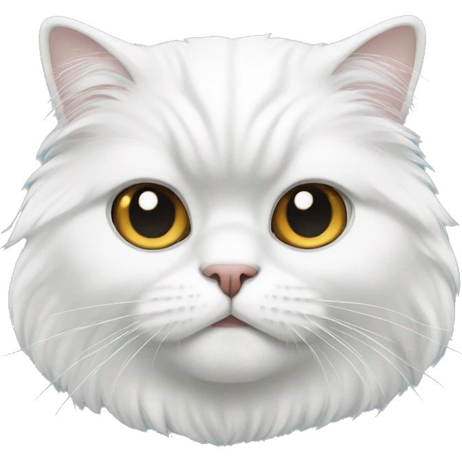 White persian  emoji