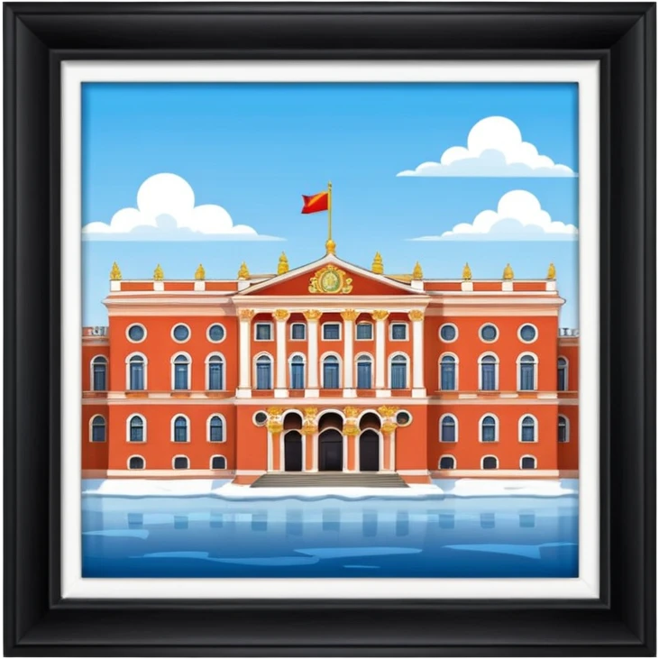 Зимний дворец в Санкт-Петербурге emoji
