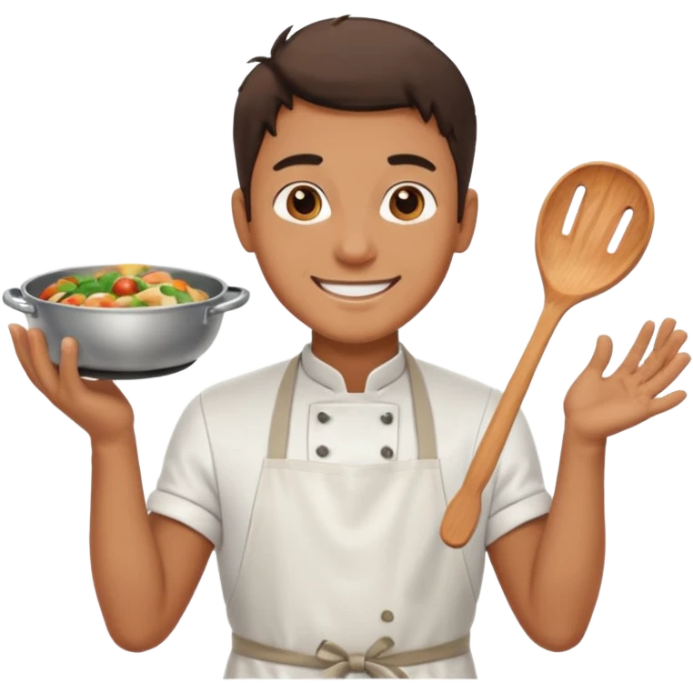 Guy cooking emoji
