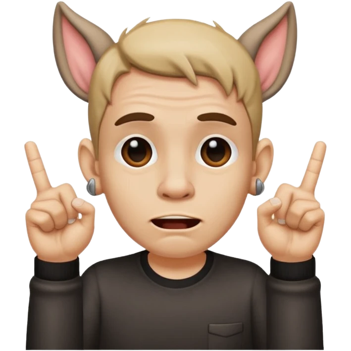 Put these together 🤤🤟👂👂 emoji