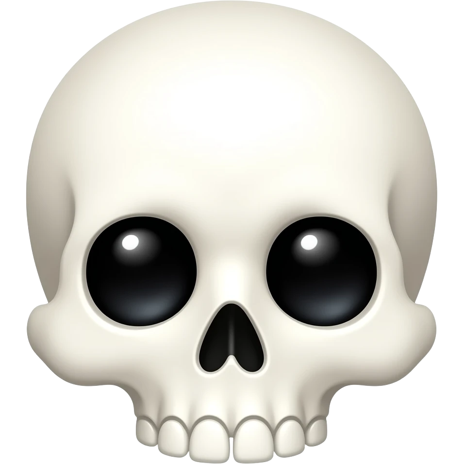 skull cute emoji