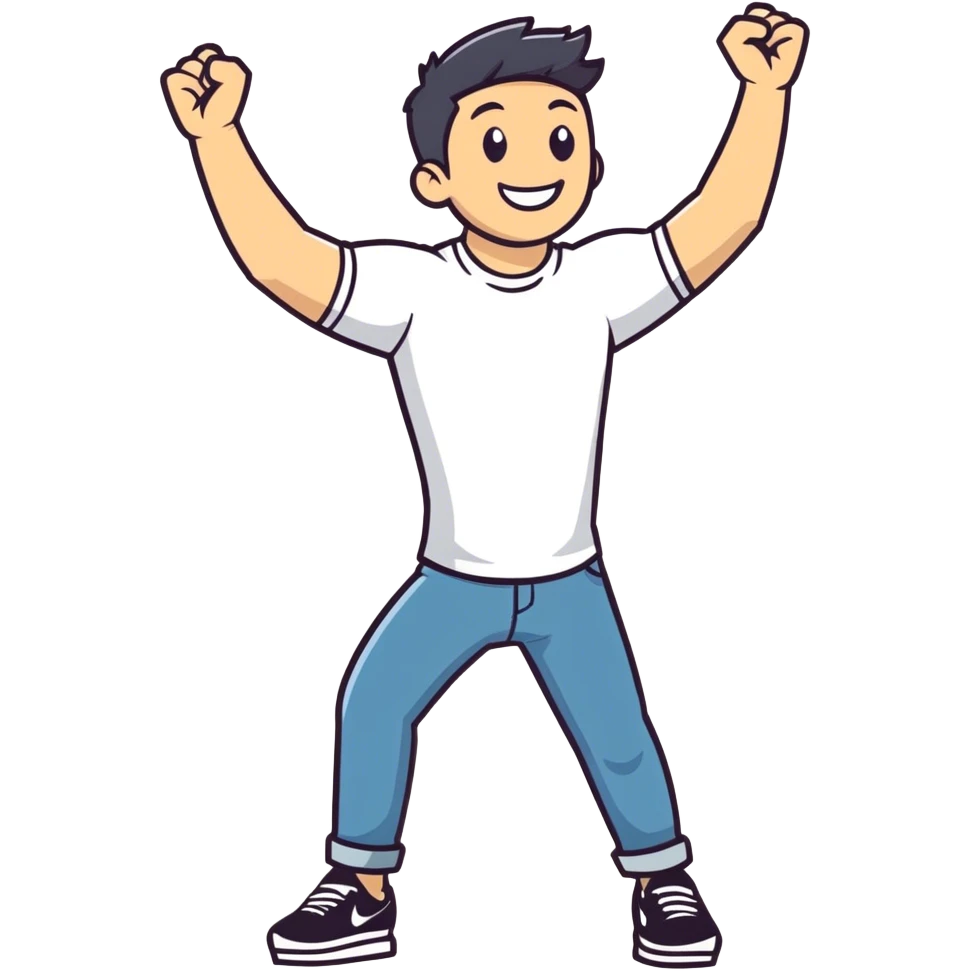 Man dancing emoji