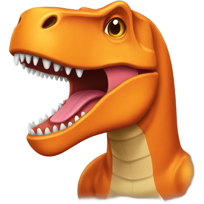 Orange trex  emoji