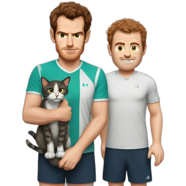 andy murray with cat emoji