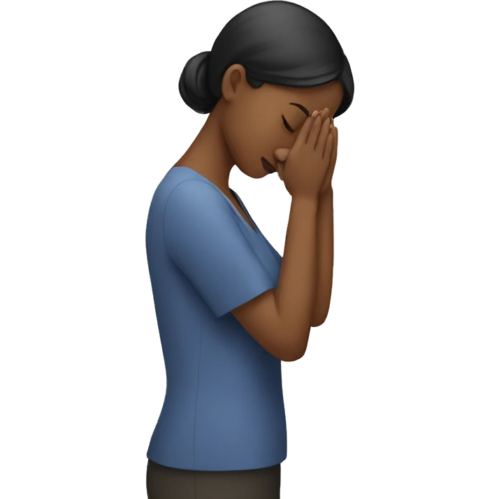 woman bowing head emoji