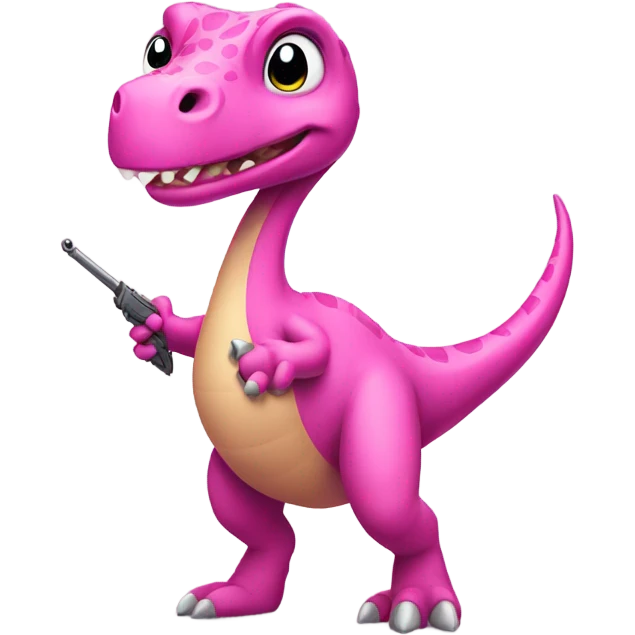 pink dinosaur  emoji