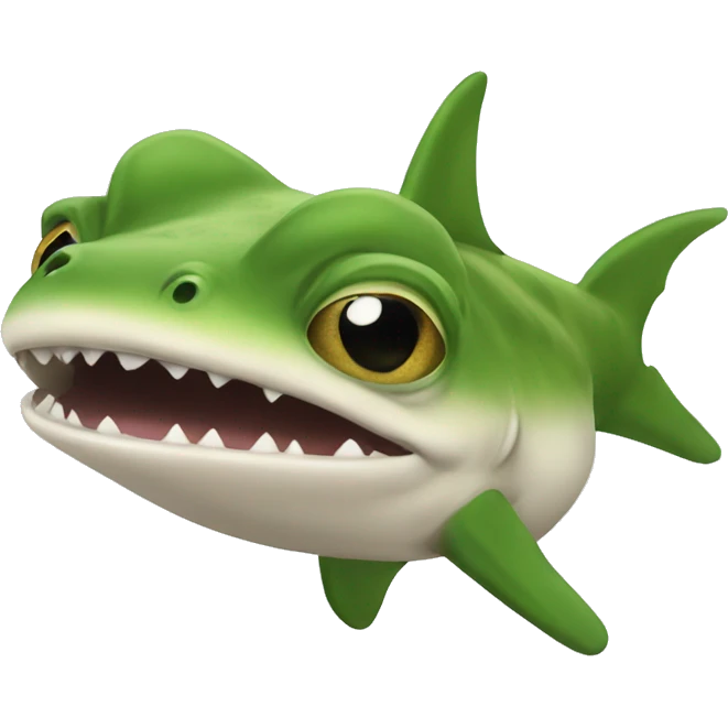 frog shark emoji