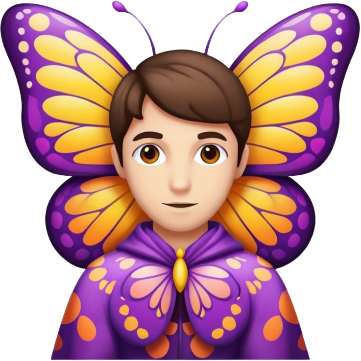Butterfly costume emoji