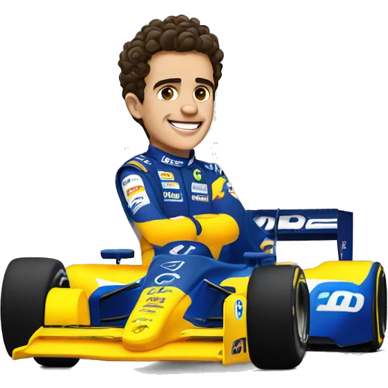 Lando Norris and his f1 car emoji