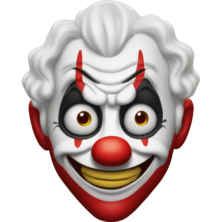 mitad payaso mitad demonio emoji