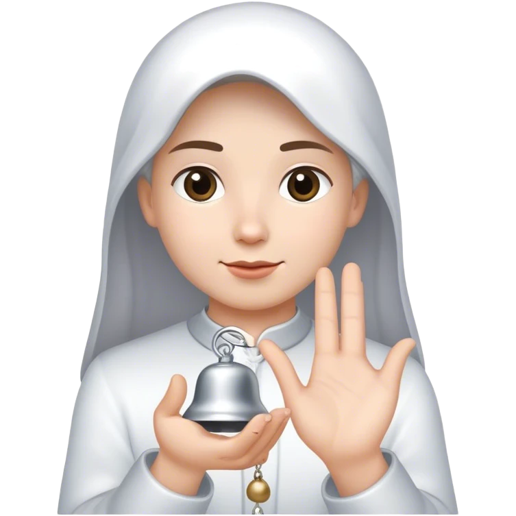 Me ringing a bell in my hand  emoji