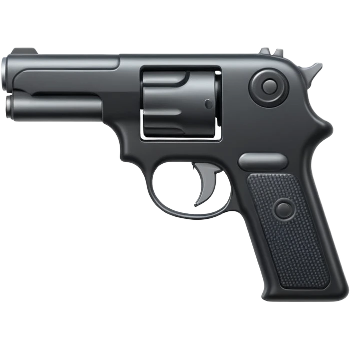 A gun pointing to the right emoji