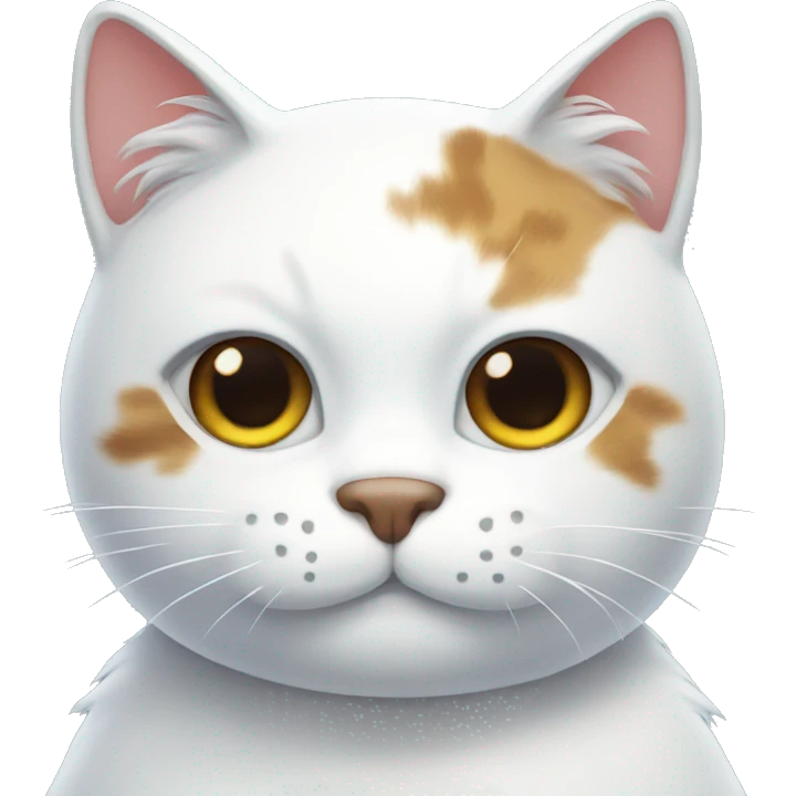 Snowman cat emoji