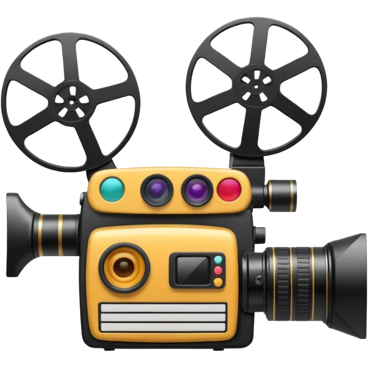 Video camera with elements 1-2 of others emoji emoji