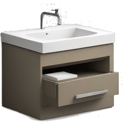 One wash basin modern front emoji
