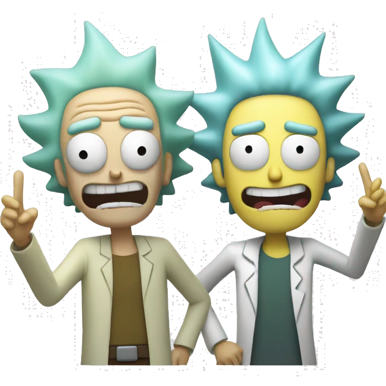 rick and morty happy emoji