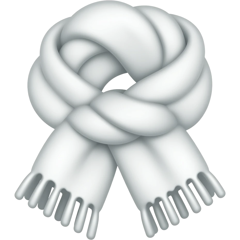 Pañuelo blanco anudadoo emoji