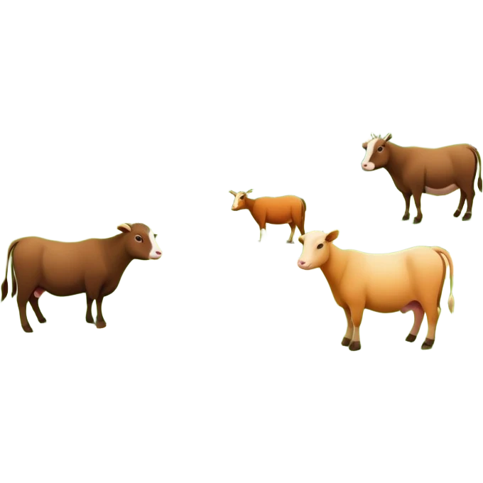countryside with hills and animals emoji