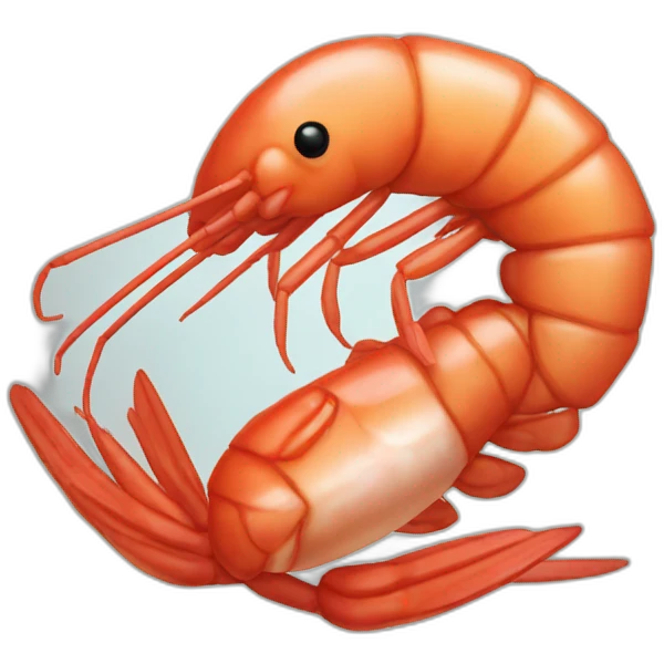 Huge shrimp emoji