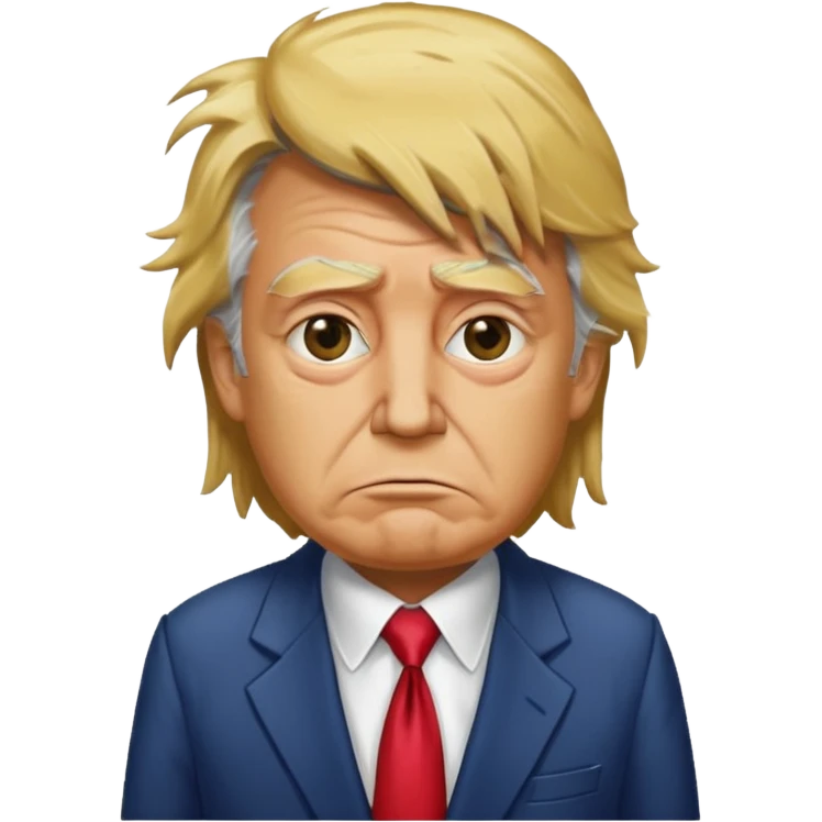 Trump but ugly and homeless and drunk  emoji