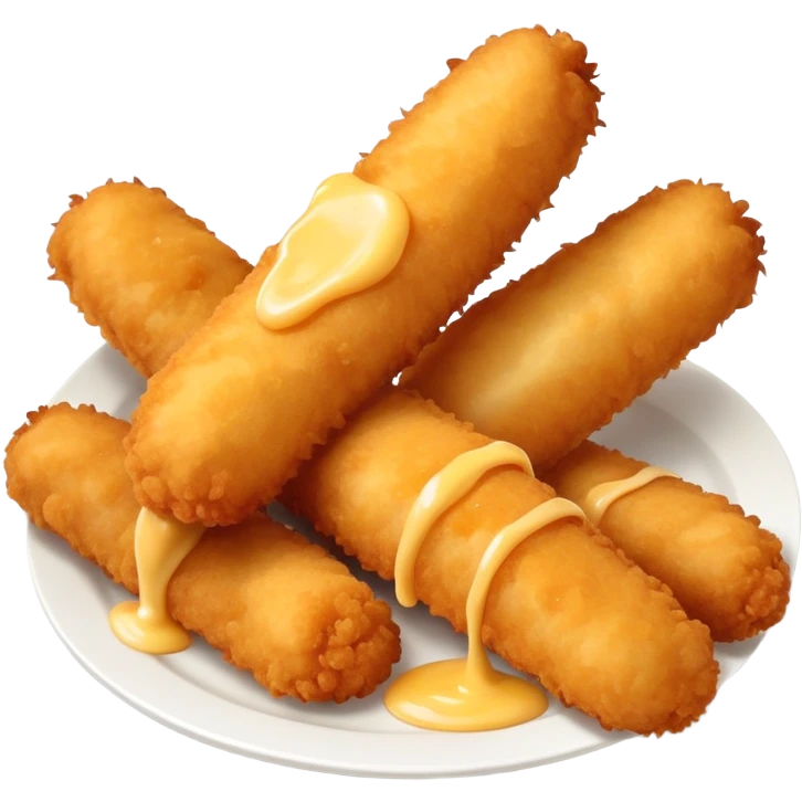 Fried mozzarella sticks  emoji