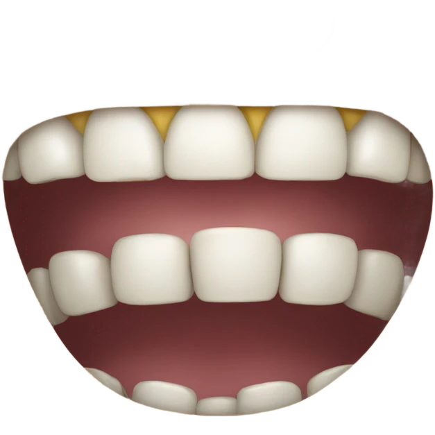 Weird core smile emoji
