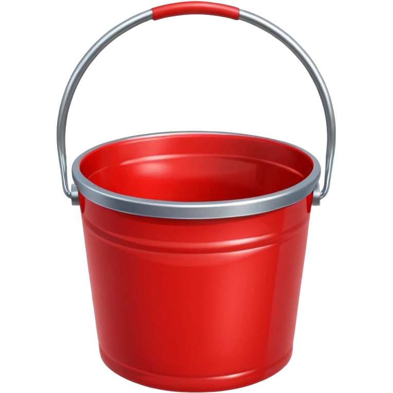 red paint bucket emoji